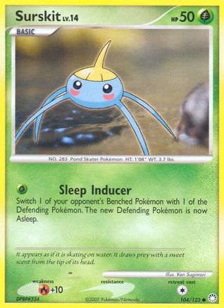 [PKM] Surskit (104/123) [Diamond & Pearl: Mysterious Treasures]