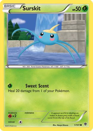 [PKM] Surskit (1/101) [Black & White: Plasma Blast]