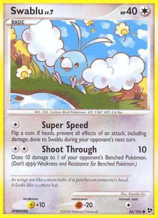 [PKM] Swablu (86/106) [Diamond & Pearl: Great Encounters]