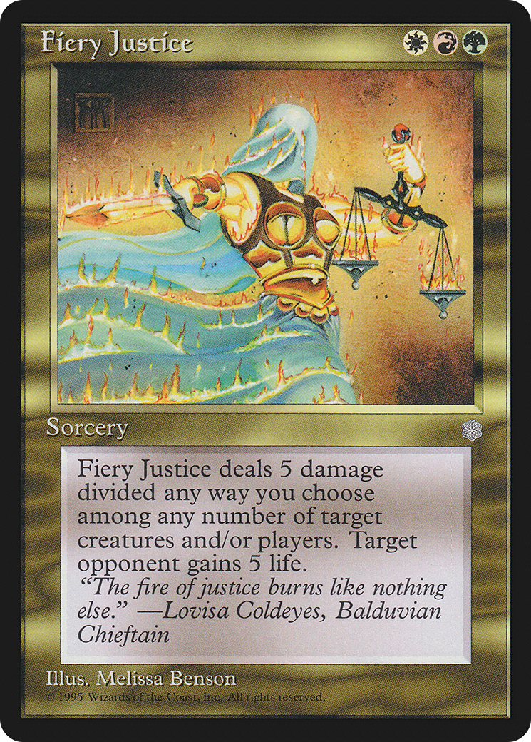 {R} Fiery Justice [Ice Age][ICE 288]