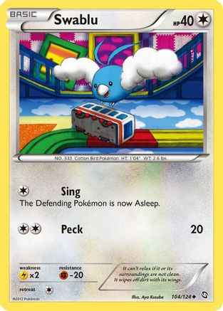 [PKM] Swablu (104/124) [Black & White: Dragons Exalted]