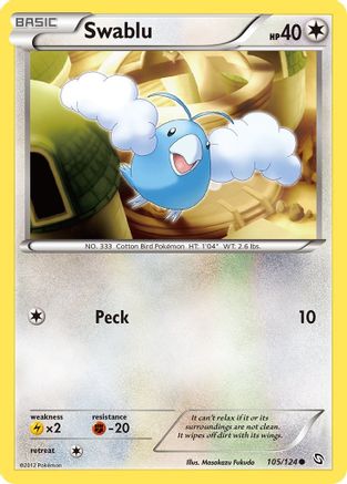 [PKM] Swablu (105/124) [Black & White: Dragons Exalted]