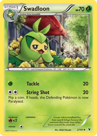 [PKM] Swadloon (2/101) [Black & White: Noble Victories]