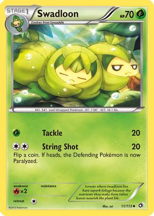 [PKM] Swadloon (11/113) [Black & White: Legendary Treasures]