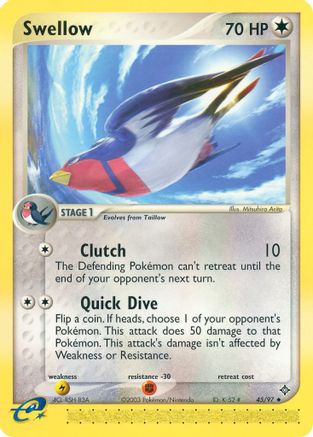 [PKM] Swellow (45/97) [EX: Dragon]