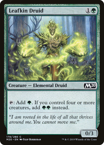 {C} Leafkin Druid [Core Set 2020][M20 178]