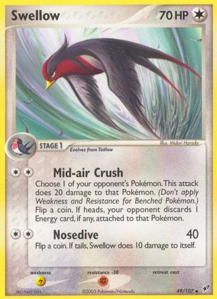 [PKM] Swellow (49/107) [EX: Deoxys]