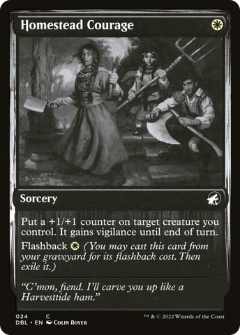 {C} Homestead Courage [Innistrad: Double Feature][DBL 024]