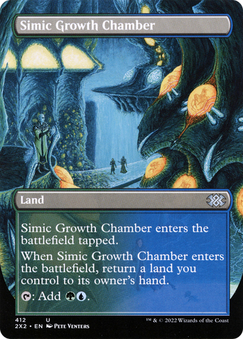 {C} Simic Growth Chamber (Borderless Alternate Art) [Double Masters 2022][2X2 412]