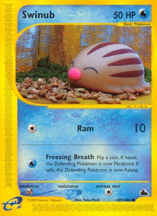 [PKM] Swinub (107/144) [Skyridge]