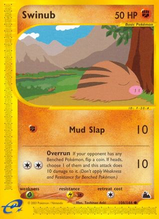 [PKM] Swinub (108/144) [Skyridge]