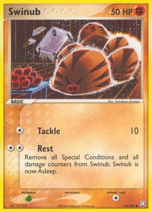 [PKM] Swinub (79/109) (Stamped) [EX: Team Rocket Returns]