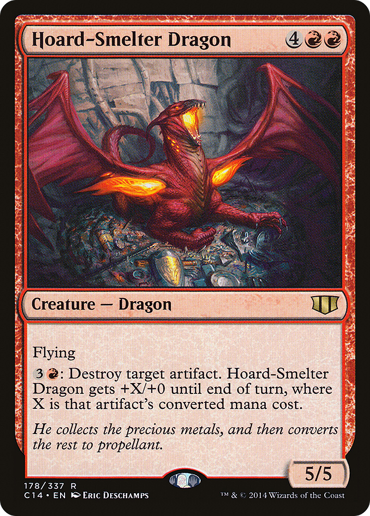 {R} Hoard-Smelter Dragon [Commander 2014][C14 178] - Misty Mountain Games