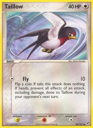 [PKM] Taillow (80/107) (Stamped) [EX: Deoxys]