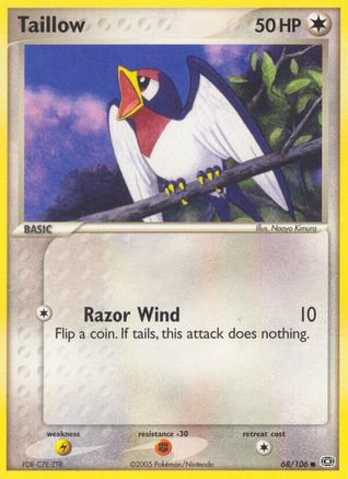 [PKM-C] Taillow (68/106) (Stamped) [EX: Emerald]