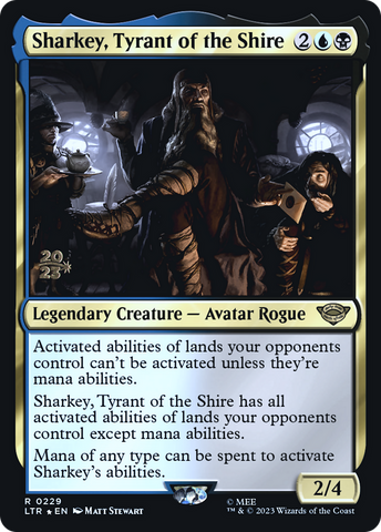 {R} Sharkey, Tyrant of the Shire [The Lord of the Rings: Tales of Middle-Earth Prerelease Promos][PR LTR 229]