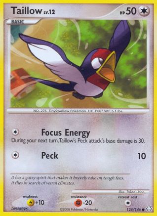 [PKM-C] Taillow (124/146) [Diamond & Pearl: Legends Awakened]