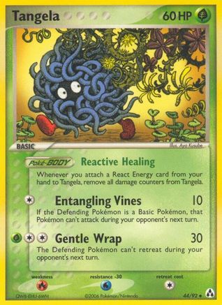 [PKM] Tangela (44/92) (Stamped) [EX: Legend Maker]