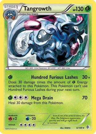 [PKM] Tangrowth (6/149) [Black & White: Boundaries Crossed]