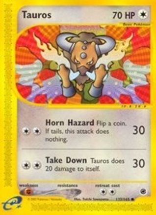 [PKM] Tauros (133/165) [Expedition: Base Set]