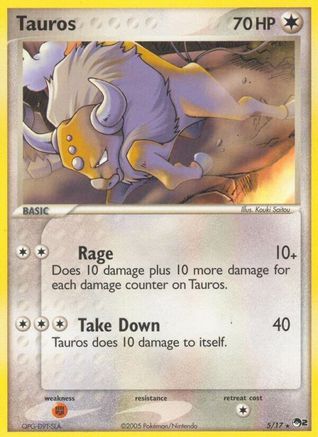 [PKM-R] Tauros (5/17) [POP Series 2]
