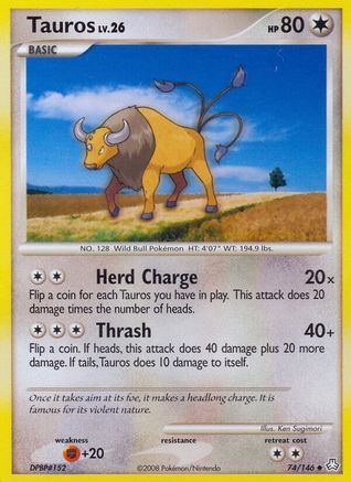 [PKM] Tauros (74/146) [Diamond & Pearl: Legends Awakened]