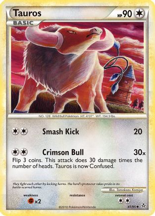 [PKM] Tauros (41/95) [HeartGold & SoulSilver: Unleashed]