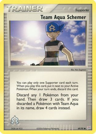 [PKM] Team Aqua Schemer (69/95) [EX: Team Magma vs Team Aqua]