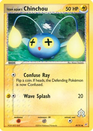 [PKM] Team Aqua's Chinchou (49/95) [EX: Team Magma vs Team Aqua]
