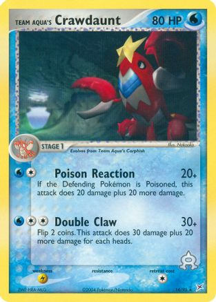 [PKM] Team Aqua's Crawdaunt (14/95) [EX: Team Magma vs Team Aqua]