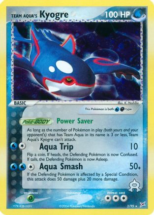 [PKM] Team Aqua's Kyogre (3/95) [EX: Team Magma vs Team Aqua]