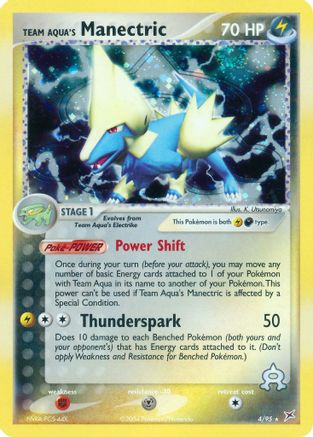 [PKM] Team Aqua's Manectric (4/95) [EX: Team Magma vs Team Aqua]
