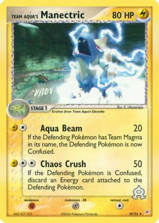 [PKM] Team Aqua's Manectric (29/95) [EX: Team Magma vs Team Aqua]