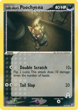 [PKM] Team Aqua's Poochyena (54/95) [EX: Team Magma vs Team Aqua]