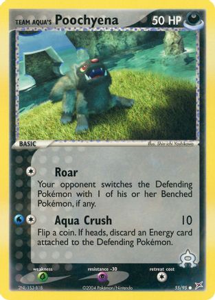 [PKM] Team Aqua's Poochyena (55/95) [EX: Team Magma vs Team Aqua]