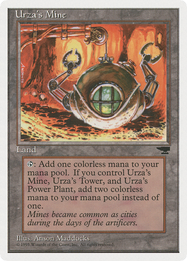 {C} Urza's Mine (Orange Background) [Chronicles][CHR 114B] - Misty Mountain Games