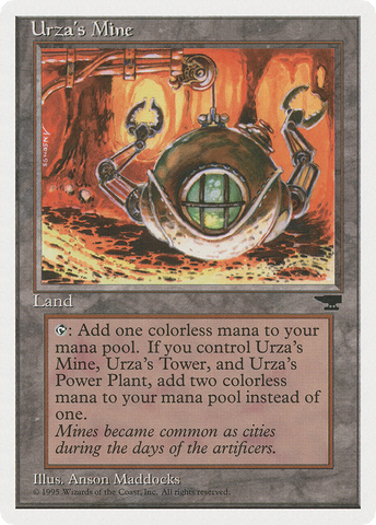 {C} Urza's Mine (Orange Background) [Chronicles][CHR 114B]