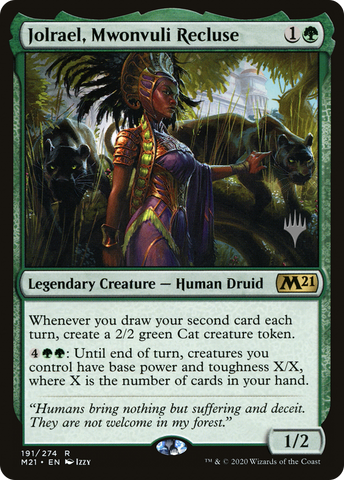 {R} Jolrael, Mwonvuli Recluse (Promo Pack) [Core Set 2021 Promos][PP M21 191]