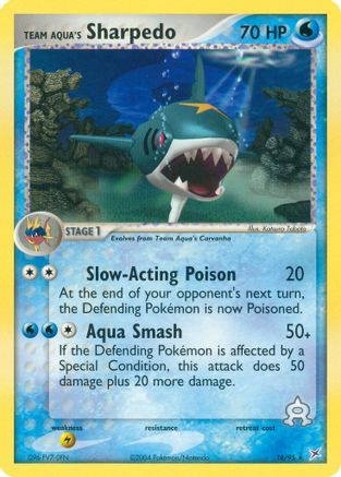 [PKM] Team Aqua's Sharpedo (18/95) [EX: Team Magma vs Team Aqua]