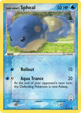 [PKM] Team Aqua's Spheal (57/95) [EX: Team Magma vs Team Aqua]