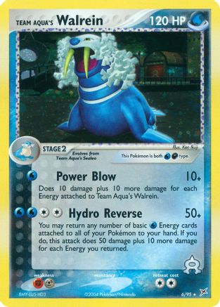 [PKM] Team Aqua's Walrein (6/95) [EX: Team Magma vs Team Aqua]