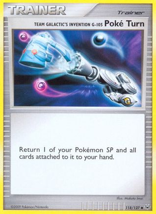 [PKM] Team Galactic's Invention G-105 Poke Turn (118/127) [Platinum: Base Set]