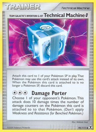 [PKM] Team Galactic's Invention G-107 Technical Machine (95/111) [Platinum: Rising Rivals]