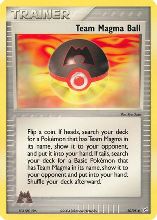 [PKM] Team Magma Ball (80/95) [EX: Team Magma vs Team Aqua]