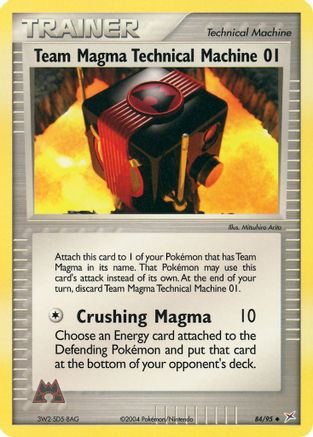[PKM] Team Magma Technical Machine 01 (84/95) [EX: Team Magma vs Team Aqua]