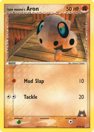 [PKM] Team Magma's Aron (58/95) [EX: Team Magma vs Team Aqua]
