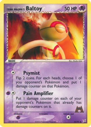 [PKM] Team Magma's Baltoy (32/95) [EX: Team Magma vs Team Aqua]