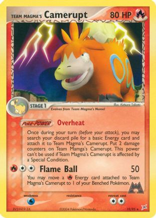 [PKM] Team Magma's Camerupt (19/95) [EX: Team Magma vs Team Aqua]