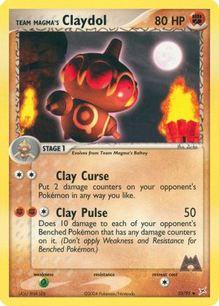 [PKM] Team Magma's Claydol (33/95) [EX: Team Magma vs Team Aqua]