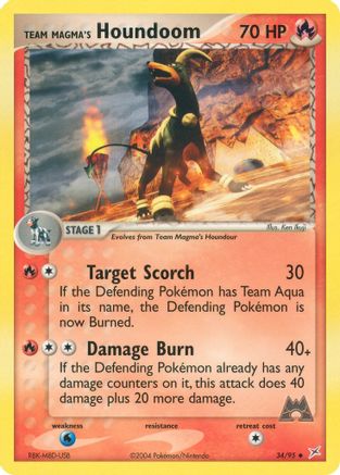 [PKM] Team Magma's Houndoom (34/95) [EX: Team Magma vs Team Aqua]